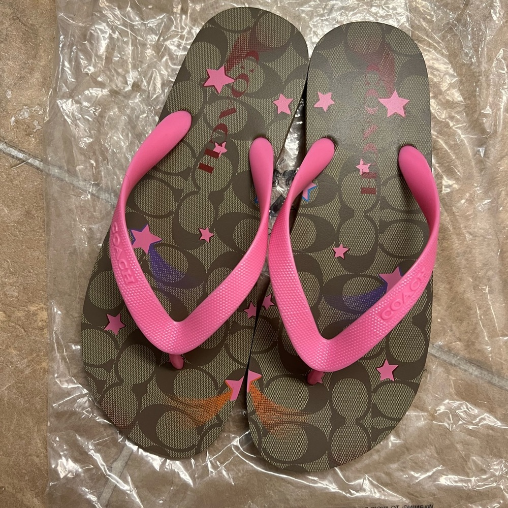 Coach zak star flipfloo